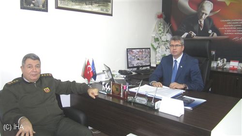 İl Jandarma Komutanı Mor'dan Kdsyb Başkanı Dermenci'yi Ziyaret