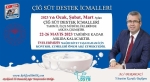 Ocak, Şubat, Mart 2023 Çiğ Süt Destekleri